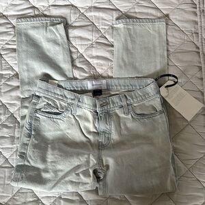 Current Elliott the cropped straight jeans size 26